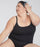 woman wearing a black swimsuit