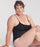woman wearing a black swimsuit