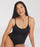 woman wearing a black swimsuit