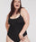 woman wearing a black swimsuit